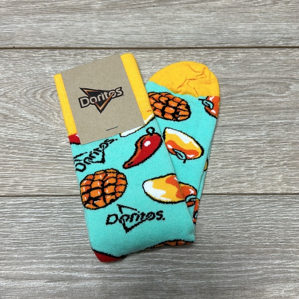 New Doritos x Mountain Mtn Dew Baja Blast Socks Bajaversary Fiery Mango